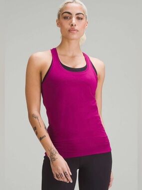 lululemon athletica NWT Swiftly Tech Racerback Tank Top 2.0 Magenta Purple 10